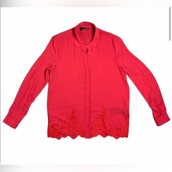 Brand new The Kooples Crepe and Lace Blouse (NWT) - Picture 12 of 13